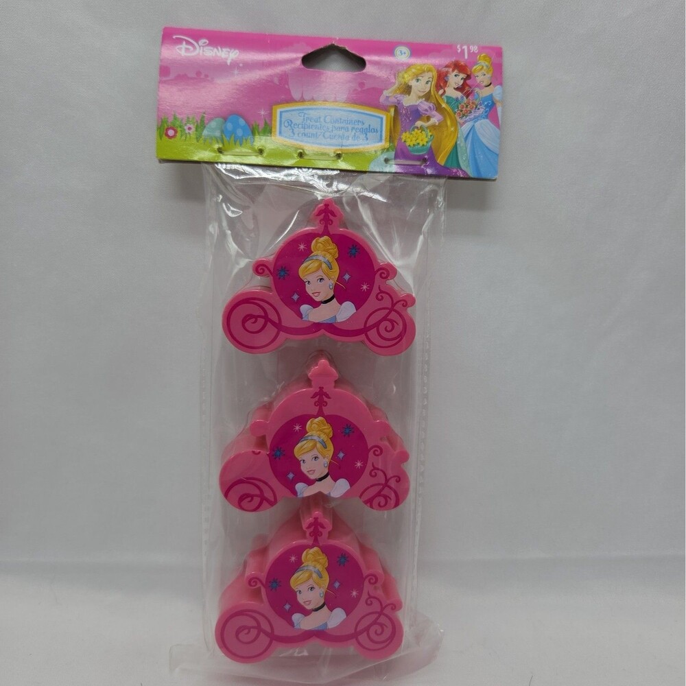 NEW- Disney Princess Carriage Treat Containers Party Favors
